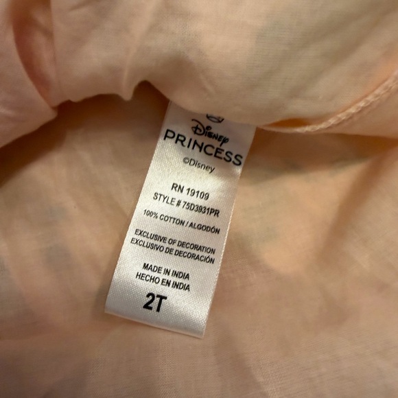 Disney princess Ruffle Sleeve Dress size 2T - Picture 3 of 5